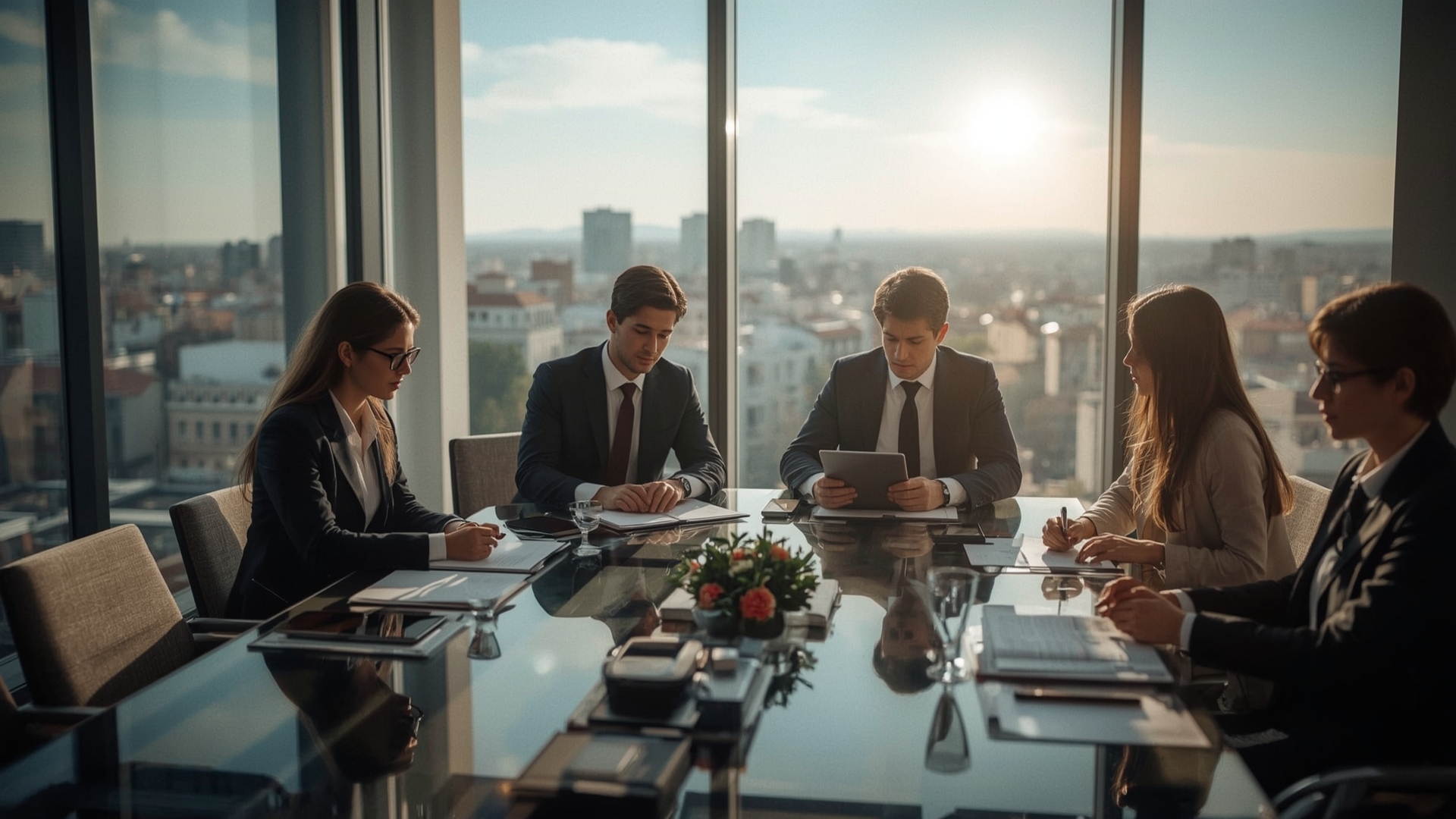 Equipo de AuditFin en la oficina